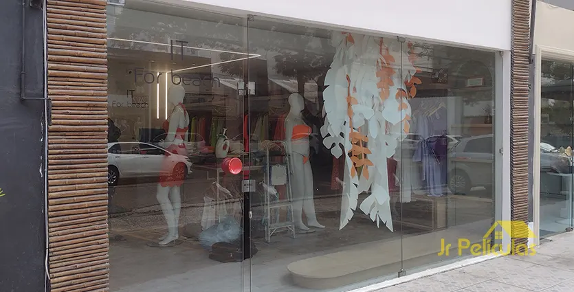 Proteção para Vitrine com Película UV